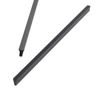 Tiradores Muebles, 2 Tiradores de Armarios Sólido de Aluminio | Acabado Anodizado, Tiradores Cocina Distancia de Agujero:96-1160 mm Gris Tiradores de Cajon320mm/12.5in