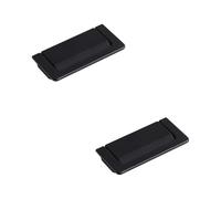 Tiradores Muebles Negro 64mm, 2 Piezas Tiradores Cocina Ocultos Aleación de Aluminio | Anodizado, Tirador Armarios Distancia Agujero: 64-128mm Tirador de Puerta Manijas de Cajones Gabinete 64mm/2.5in