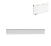 Tiradores Muebles Salon Blanco, 2 Piezas Tiradores Cocina Aleación de Aluminio | Anodizado, Tirador Armarios Distancia Agujero: 96-1160mm Tirador Puerta Manijas Cajones Gabinete Ocultos 480mm/18.9in