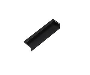 Tiradores Ocultos Zapatero con mango oscuro, puerta móvil integrada, armario, hebilla for, cajón Invisible de mano, Simple moderno para muebles(Black 120mm)