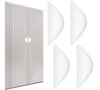 Tiradores Para Cocina Cajones Armarios Tirador Adhesivo Manetas Puertas Tirador Puerta Corredera 4 Pieza Manija Puerta Interior Exterior Tiradores para Frigorificos Puertas de Vidrio Armario (Blanco)