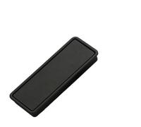 Tiradores para puertas de armarios de cocina, Tiradores de gabinete ocultos, pomos puerta corredera empotrados invisibles aleación zinc, multicolores(Black 96mm)