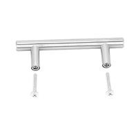 Tiradores Precisos para Gabinete con Barra en T de Acero Inoxidable, Tirador para Puerta de Cocina para Muebles, Resistente y a Prueba de Corrosión, Actualiza Fácilmente los Gabinetes,