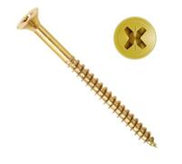 Tirafondo Avalon Pozidrive cabeza Avellanada, estrella de acero, (caja de 100 unidades, 6 x 120 mm)