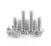 Tirafondos 55pcs Cruz empotrada cabeza avellanada autorroscantes Tornillos de acero inoxidable 304 M3 Tornillo de cabeza plana Cruz Tornillos del grifo (Color : 8mm, Size : M3 55pcs)