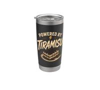 Tiramisu Italian Dessert Sweet Tooth Craving Vaso térmico de acero inoxidable de doble pared