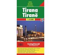 Freytag & Berndt Plano callejero Tirana Escala 1:10.000 PL 144