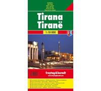 Tirana, plano callejero. Escala 1:10.000. Freytag & Berndt.: Stadskaart 1:10 000: PL 144