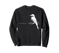 Tirano Oriental Arte Lineal Ornitología Sudadera