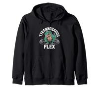 Tiranosaurio Flex Halterofilia Diversión Sudadera con Capucha