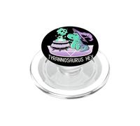 Tiranosaurio Hexagonal Dinosaurio Bruja Halloween Lindo Arte EduEly PopSockets PopGrip para MagSafe