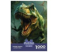 Tiranosaurio Rex Puzzle 1000 piezas Pterosaurio Puzzles Juego de Inteligencia Decoración Interior de Cartón 100% Reciclado para la Decoración del Hogar 52x38cm/1000pcs