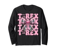 Tiranosaurio Rex T-Rex Dinosaurio niña mamá Coqueta Arco Manga Larga