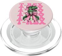 Tiranosaurio Rex T-Rex Dinosaurio niña mamá Coqueta Arco PopSockets PopGrip para MagSafe