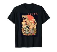 Tiranosaurio T Rex Kaiju Final Boss Anime Tokio Furia Camiseta