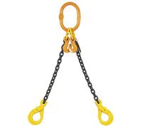 Tirantes de cadena colgantes 2 brazos 10 mm - 2000 mm - 4250 kg Fervi PDC2/10/2