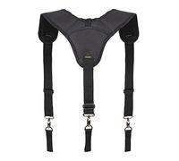 Tirantes de cinturón de herramientas resistentes y duraderos, ajustables con tirantes acolchados de 3 puntos para carpintero, electricista, equipo de