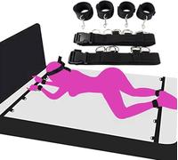 Tirantes de yoga rectos en la cama del dormitorio para liberar el cuerpo y facilitar la operación 728C010