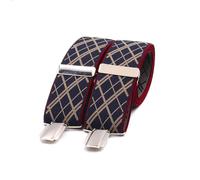 Tirantes Hombre Hechos a mano en España. Tirantes para pantalones hombre | 3 Pinzas extrafuertes. (Rombo Retro)