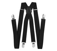 Tirantes para caballero con clips extra fuerte amplio 25 mm Adjustable Elastics X forma