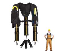 Tirantes Para Cinturon Herramientas, Tirantes De Cinturón De Trabajo Electricista, Ajustable Portaherramientas Cinturon Tirantes En Forma De Y Porta Herramientas Cintura Para Electricista Carpintero