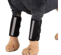Tirantes para patas delanteras de perro con correas reflectantes, protector de codo de perro de gran apoyo, soporte para la pierna delantera, muñeca, carpiano, ayuda a prevenir lesiones en las piernas