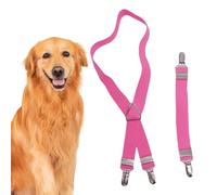 Tirantes para perros para pañales femeninos - Cierre de pañales, cinturón ajustable - Banda para el vientre del pañal, herramienta de fijación de pañales, soporte de pañales para gatos, perros y