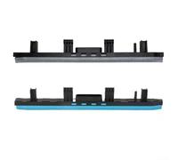 Tiras abrasivas compatibles para Karcher FC BR 30/4C 4.777-008 boquilla de limpieza de pisos para ventanas, adecuada para azulejos, piedra, madera, PVC, juego de 2 unidades, azul y negro, tiras de