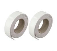 Tiras absorbentes de agua para evitar la condensación de la ventana, hechas de tela de fieltro gruesa con respaldo, rollo de 2 metros para control de humedad (2 piezas)