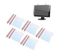 Tiras Adhesivas de Pantalla de Privacidad y Pestañas de Soporte de Montaje de Plástico, para Monitores de Computadora y Computadoras Portátiles, Kits de Reemplazo