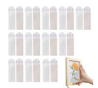 Tiras adhesivas para colgar en la pared, extraíbles, sin clavos, sin rastro, 12 pares no dañan la pared, fotos, póster, marco de fotos