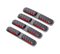 Tiras AnticolisióN Coche para Mercedes Benz AMG GT A B C E S R G Class, Bordes De Las Puertas del Protector Puerta Tiras Protectoras Anti-RasguñOs Universales,Carbon Fiber Pattern-Red