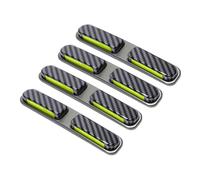 Tiras AnticolisióN Coche para Mercedes Benz AMG GT A B C E S R G Class, Bordes De Las Puertas del Protector Puerta Tiras Protectoras Anti-RasguñOs Universales,Carbon Fiber Pattern-Green