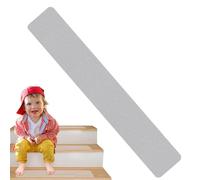 Tiras antideslizantes, cinta antideslizante transparente para seguridad en el hogar, acabado invisible, estilo suave, opciones de 61 x 10 cm + 81 x 10 cm, textura de superficies de pevas, fácil de