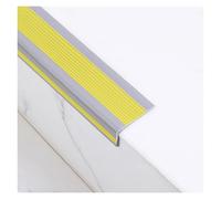 Tiras Antideslizantes for escaleras, peldaños de Goma de PVC fáciles de Instalar, Borde Autoadhesivo en Forma de L, Longitud 1 m, 1,2 m, 1,5 m(Yellow,1.5M)