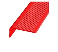 Tiras Antideslizantes for escaleras, Protectores de Borde de Escalera de Goma Antideslizantes, Cubiertas for escalones, Ancho 3 x 7 cm (1,18 x 2,75 Pulgadas), Largo 1 m, 1,2 m y 1,5 m.(Red,1.5M)