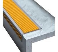 Tiras antideslizantes para escaleras, protección de bordes de PVC suave, autoadhesivas, para uso en interiores y exteriores, duraderas y seguras, longitud total de 41 m
