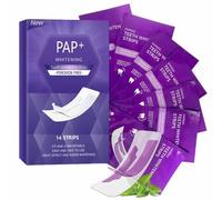 Tiras blanqueadoras amarillas para dientes sensibles, eliminan eficazmente las manchas, son suaves y seguras, aptas para todo tipo de dientes. (7 pairs)