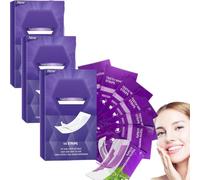 Tiras Blanqueadoras Amarillas, Tiras Blanqueadoras Moradas, Blanqueamiento Dental Instantáneo, Eliminación Eficaz de Manchas Dentales, Apto para Todo Tipo de Dientes (3 caja)