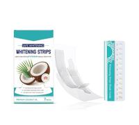 Tiras blanqueadoras de dientes, elimina manchas dentales, tecnología sin medición, elimina manchas, promueve la respiración fresca, blanqueamiento dental con protección del esmalte dental (1 unidad)