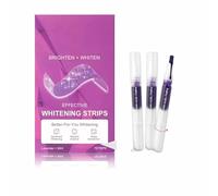 Tiras Blanqueadoras De Dientes Moradas, Tiras Antideslizantes Suaves, Tiras Blanqueadoras Moradas Para Proteger Los Dientes Y Eliminar Manchas (A)