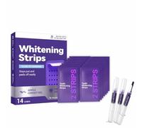 Tiras Blanqueadoras De Dientes Moradas, Tiras Antideslizantes Suaves, Tiras Blanqueadoras Moradas Para Proteger Los Dientes Y Eliminar Manchas (B)