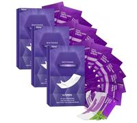 Tiras Blanqueadoras Dentales Amarillas Profesional, Blanqueamiento de Acción Rápida,Elimina Manchas,Sonrisa Iluminada, Sabor a Menta,Fáciles de Usar,Ideales para Todo Tipo de Dientes (3Piezas)