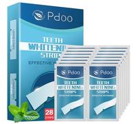 Tiras Blanqueadoras Dientes 14 Treatments for Blanqueador Dental - Seguras para el Esmalte Dental y Sin Sensibilidad - Whitening Strips Anti-Deslizantes - Efecto Rápido en 7 Días - Mint Flavor