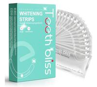 Tiras Blanqueadoras Dientes Blanqueador Dental: TeethBliss 14 Tratamientos Tiras Blanqueadoras de Dientes Baja Sensibilidad, blanqueamiento en Casa para Bodas, Citas y trabajar para Bebedores Café