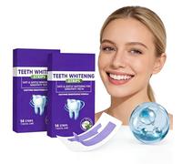 Tiras Blanqueadoras Dientes,Blanqueador Dental,Whitening Strips,Tiras Blanqueadoras Moradas,14 Treatments For Blanqueador Dental,Seguras Para Esmalte Dental Y Sin Sensibilidad