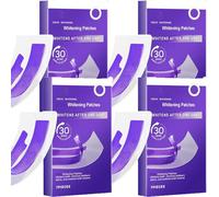 Tiras blanqueadoras moradas para dientes sensibles, tiras naturales para blanquear los dientes, blanqueamiento suave, cuidado de encías y eliminación de manchas, aliento fresco, fácil de usar. (Cuatro