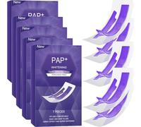 Tiras blanqueadoras moradas, tiras de blanqueamiento de dientes moradas, tiras bucales, seguro para el esmalte dental para dientes sensibles, parches de limpieza dental para el cuidado dental diario