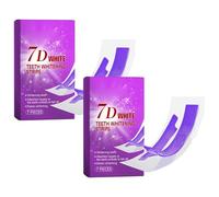 Tiras blanqueadoras para dientes, Tiras Blanqueadoras Dientes Morado, Tira Blanqueadoras Dientes 14 Treatments for Blanqueador Dental, Tira dentales moradas para blanquear los dientes (2Pack)