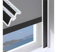 Tiras bloqueadoras de luz para ventana, rieles laterales personalizables para trabajo de turno nocturno, paneles opacos de PVC para habitación de bebé